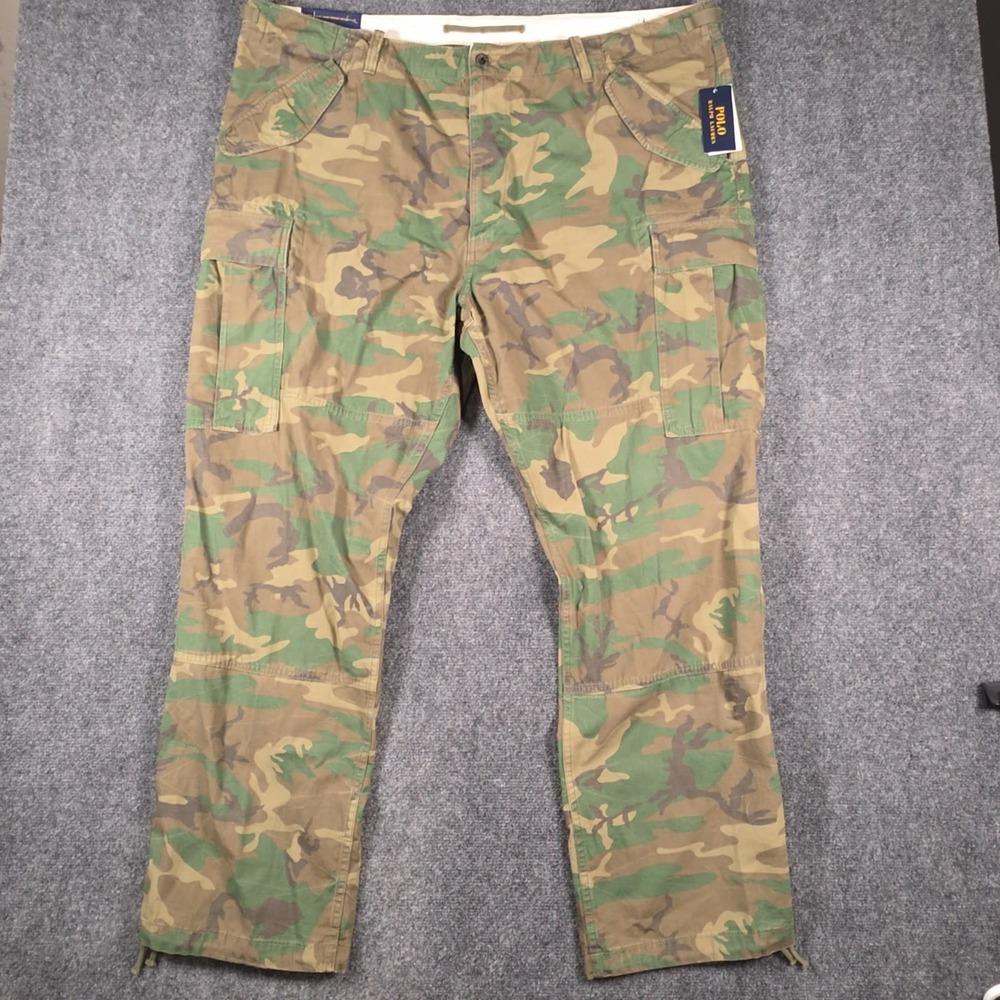 NWT Polo Ralph Lauren Utility Cargo Pants Mens 46Bx32 Camo Classic Fit